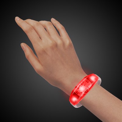 LED Sound-Activated Red Stretchy Bracelet LED Sound-Activated Red Stretchy Bracelet