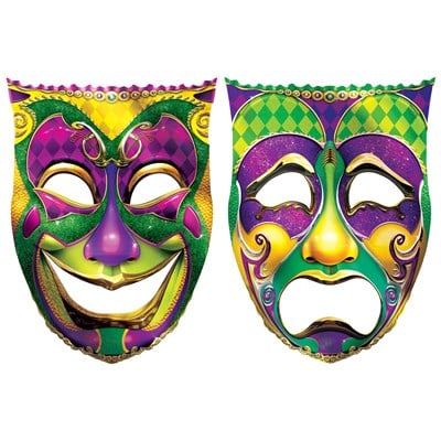 mardi gras mask decor