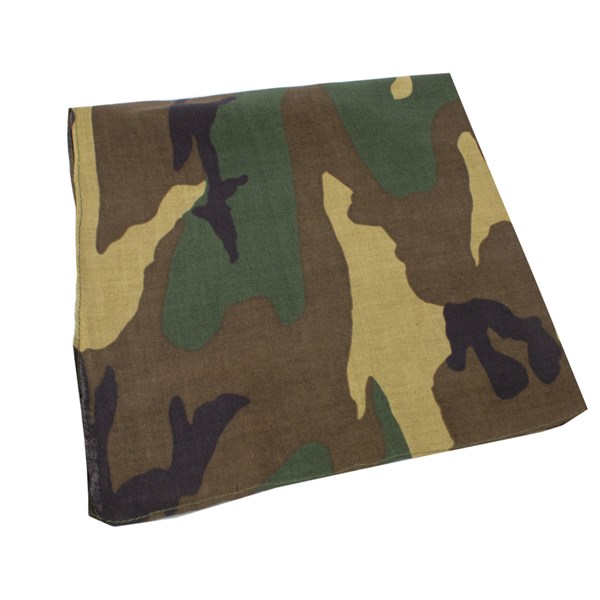 Camouflage Bandanas - 12 pack