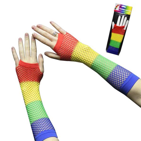 party city fishnet gloves