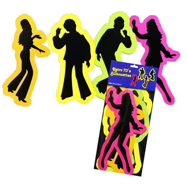 Retro Dancers Cutouts-4 Per Unit