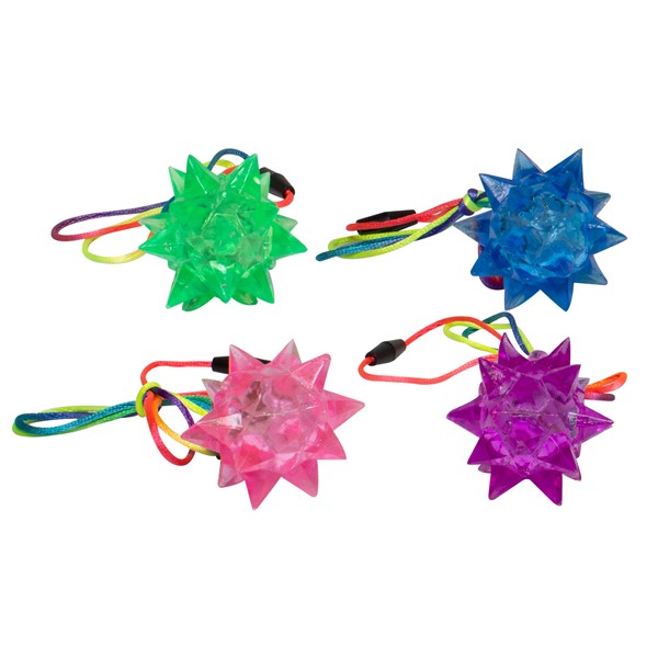 LED Crystal Star Necklace12 Pack