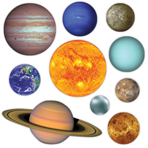 Solar System Cutouts - 10 Pack