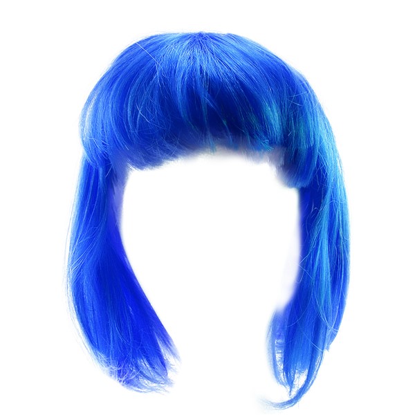 Bob Style Electric Neon Blue Wig | Windy City Novelties