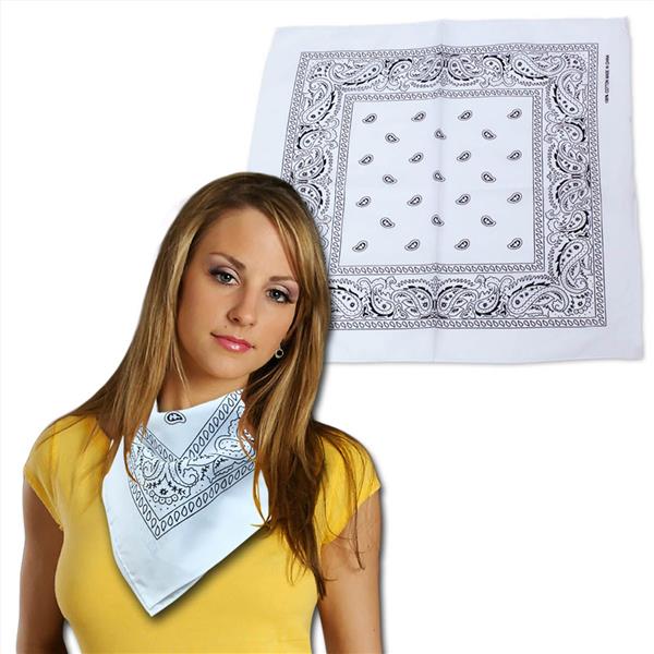 30 Pieces White Bandana Bulk For Tie Dying, Solid Color Bandana DIY Blank Cotton Bandanas Plain Handkerchiefs Multipurpose Head Wrap For Tie Dye Designs Diy Crafts Painting Art Projects 22 X 22