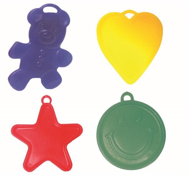 Assorted Primary Color Balloon Weights 100
