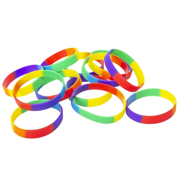 Rainbow Silicone Bracelets