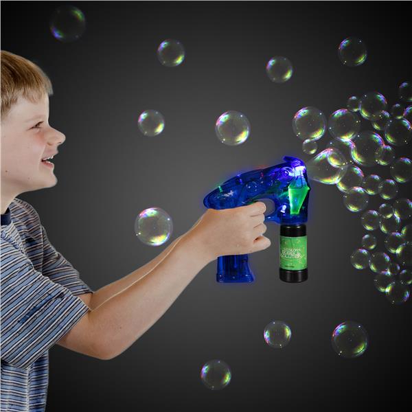 Neon Blue Bubble Gun