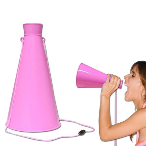 pink cheerleading megaphone