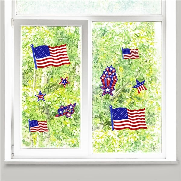 Patriotic Window Clings | American Flag Window Clings