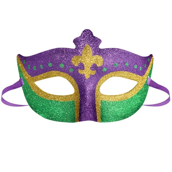 Mardi Gras Fleur De Lis Mask