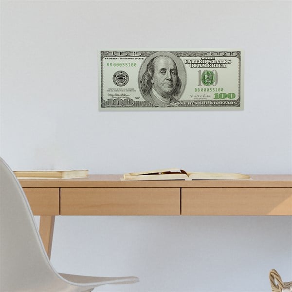 $100 Dollar Bill Cutout