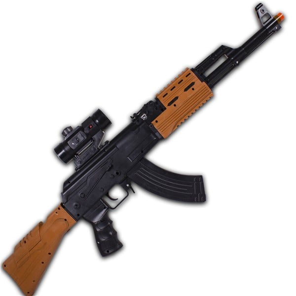 LED AK7744B Toy Rifle