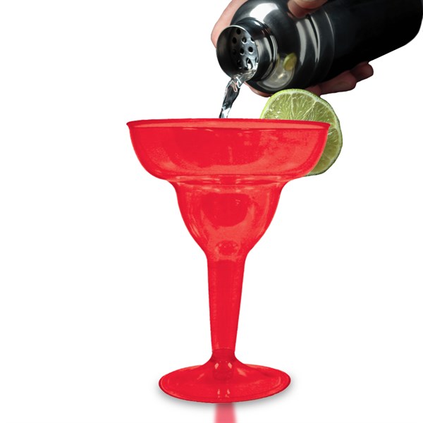 Colorful Plastic Margarita Glasses Bulk 11 oz.