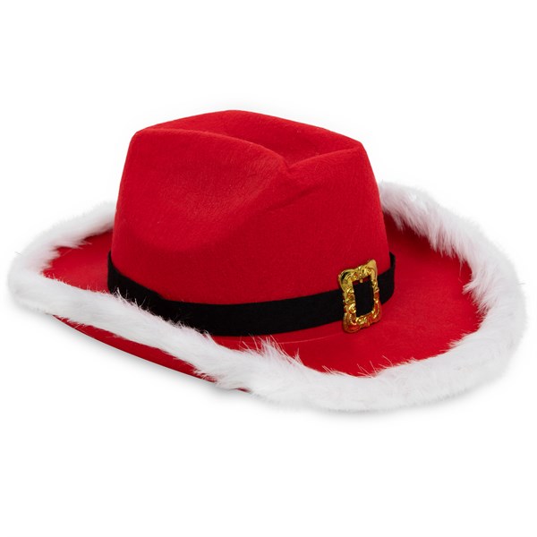 LED Santa Claus Cowboy Hat