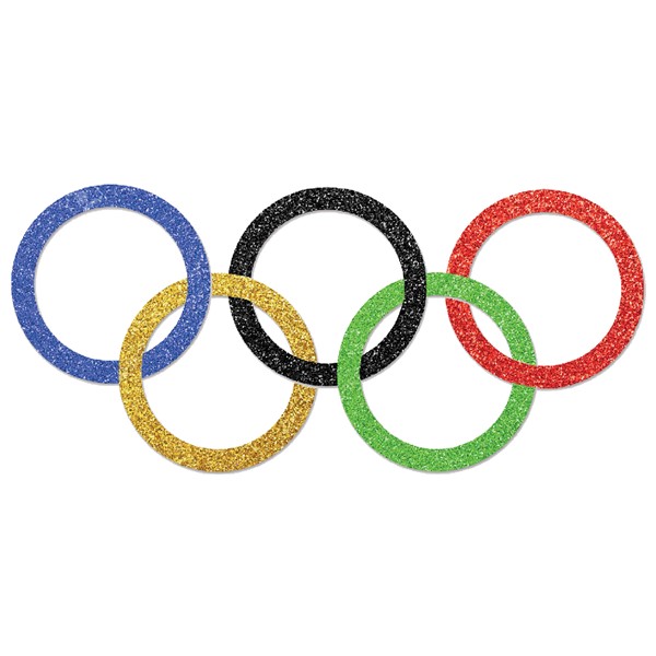 Olympic Rings Deluxe Confetti 1/2 oz