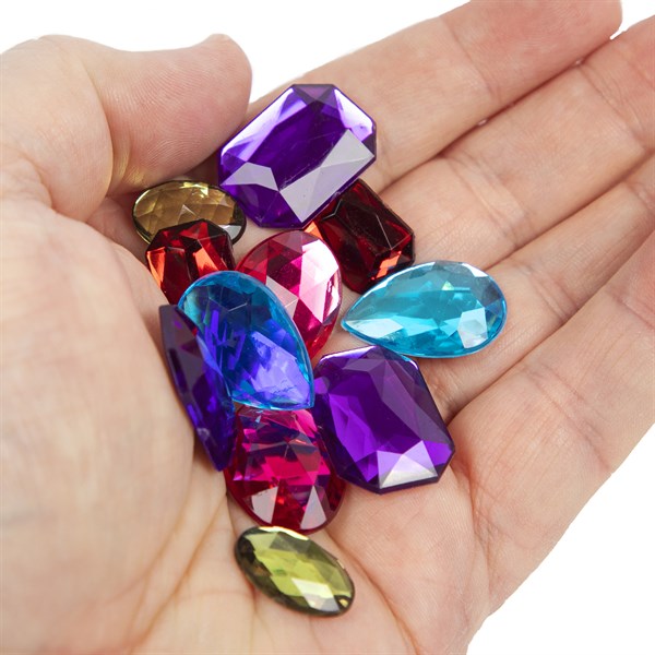 Plastic Gems-30 Per Unit