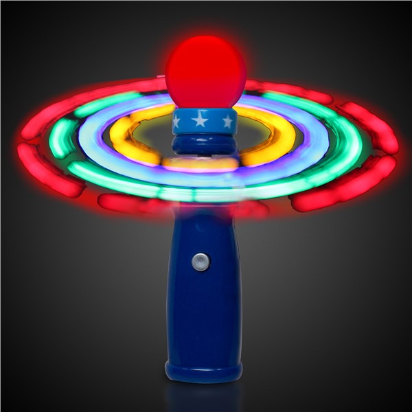 LED Galaxy Spinner | Light Up Spinner Wand Toy