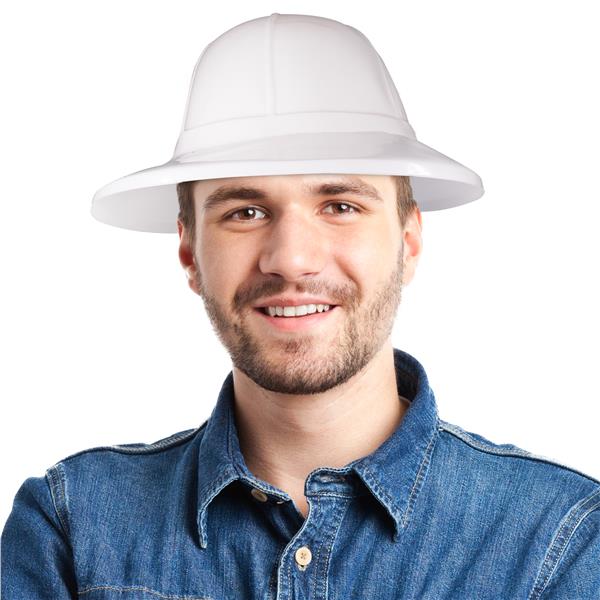 Safari White Hats-12 Pack