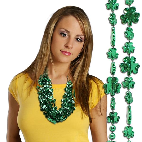 shamrock bead necklace