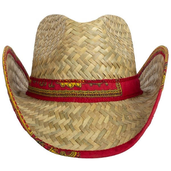 Bandana Trimmed Cowboy Hat