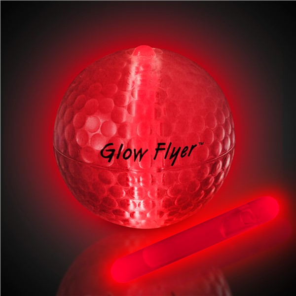 Orange Glow Flyer Golf Ball