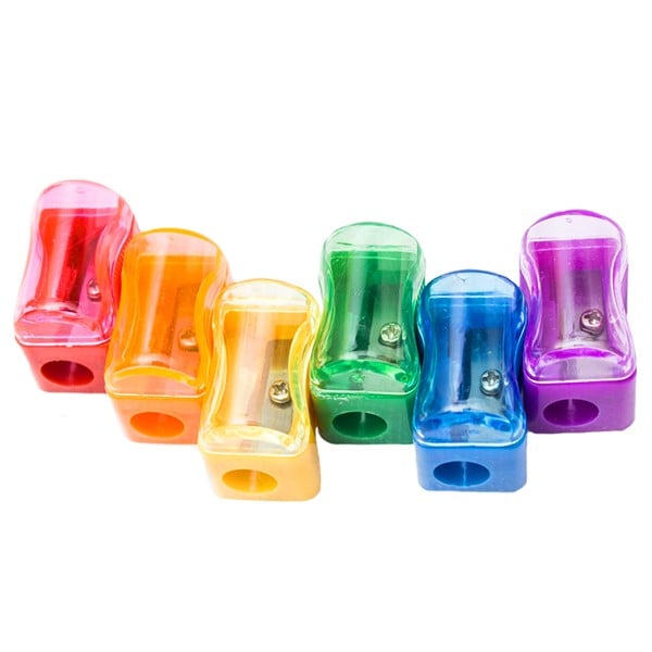 Assorted Plastic Pencil Sharpeners - 72 pack