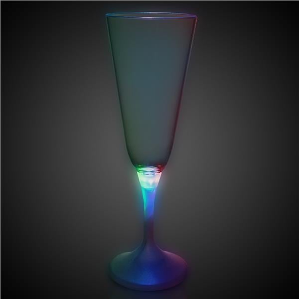 LED Light Up Champagne Glass (7 oz.) | Windy City Novelties