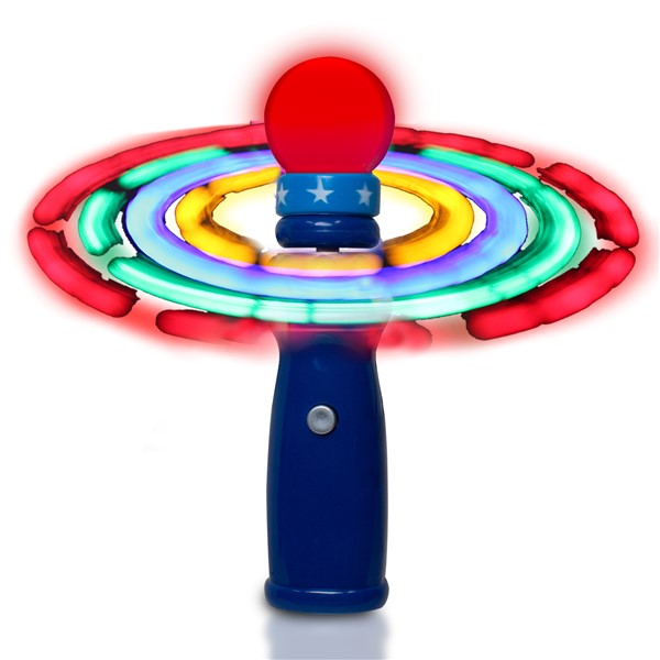 LED Galaxy Spinner | Light Up Spinner Wand Toy