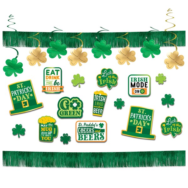 st patricks day bar decor