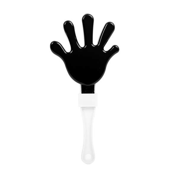 Black & White Hand Clappers - 12 Pack