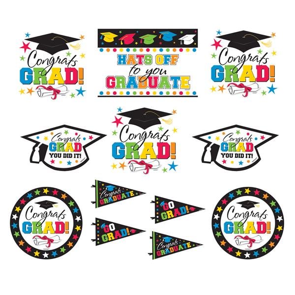 Graduation Party Cutout Decorations | Windy City Novelties