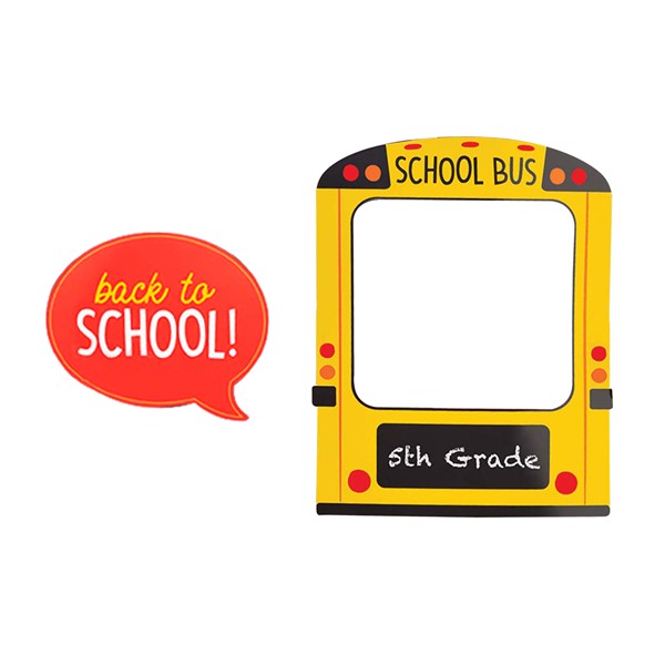 Back to School Bus Photo Booth Frame | Windy City Novelties