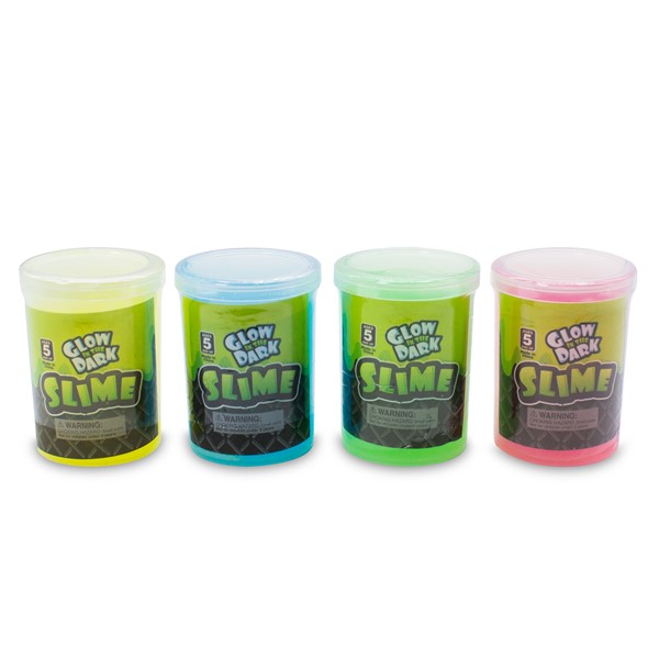 Glow in the Dark Slime Party Pack - 12 pack