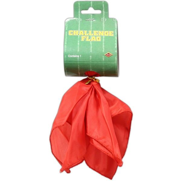 Penalty Flag Football Challenge Flags Football Referee Flag for Party  Accessory (Yellow and red) 