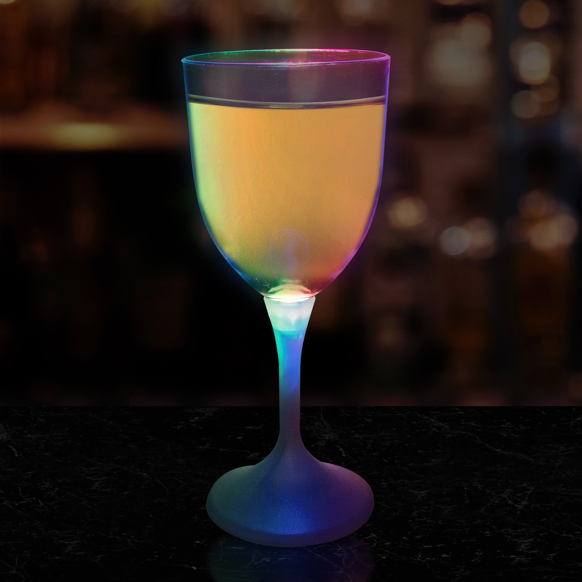 led wine glasses
