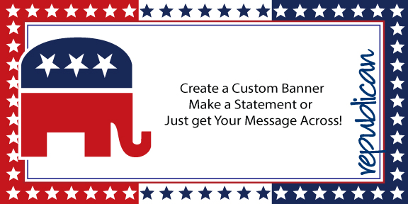 Republican Party Custom Banner