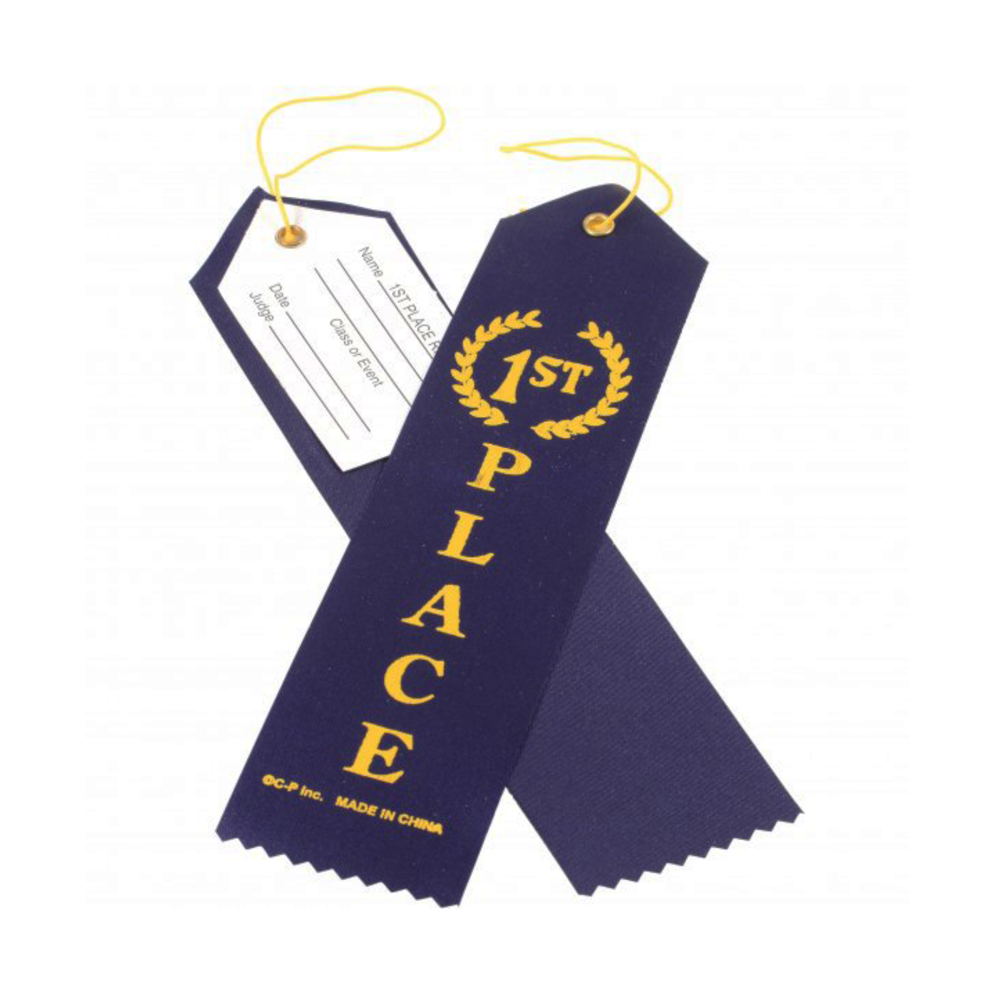 1st Place Ribbon- Blue (5 Pack)