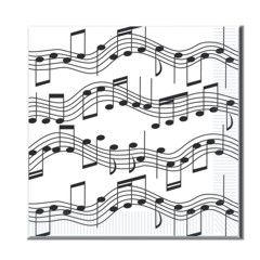 Musical Notes Lunch Napkins by Windy City Novelties