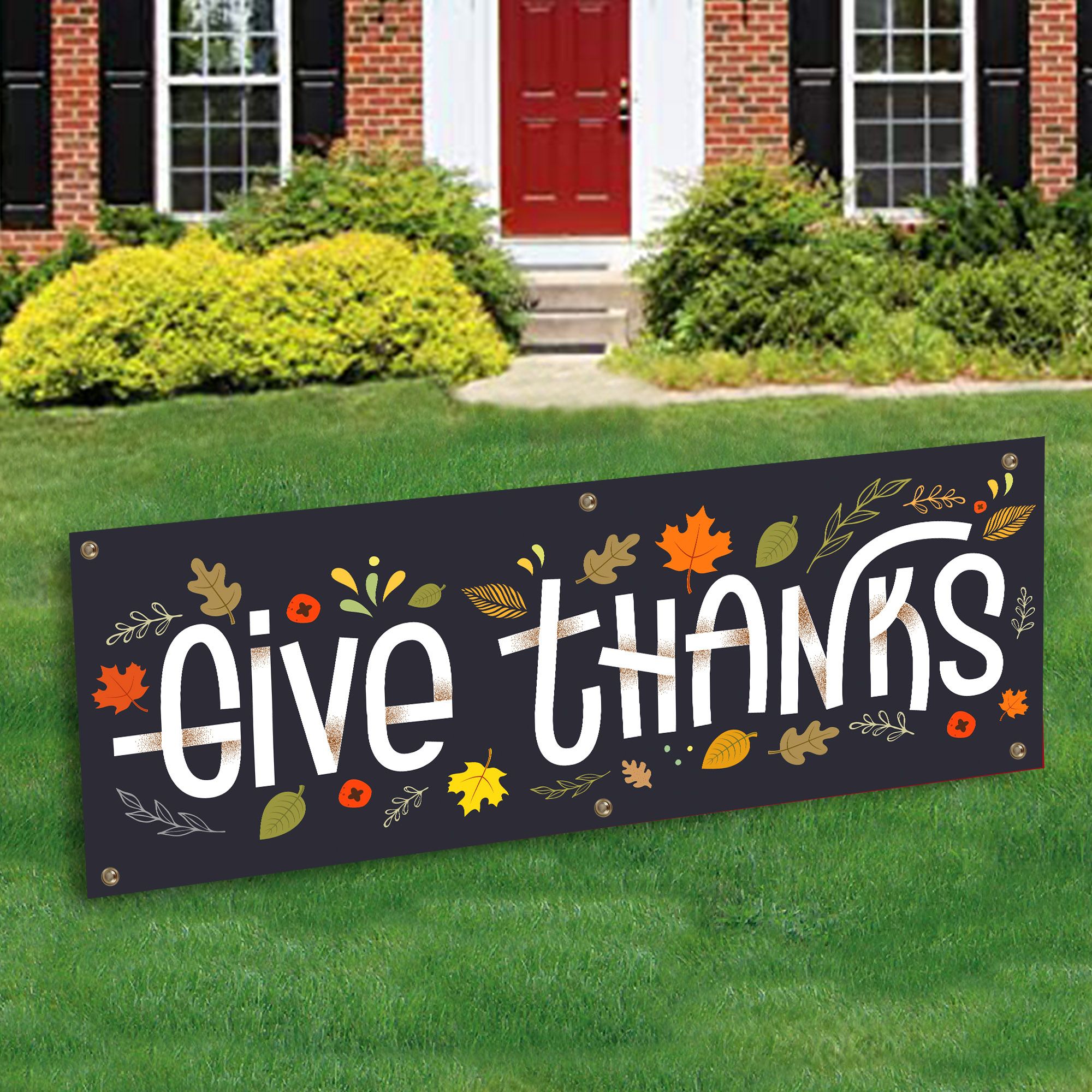 Give Thanks Banner Decoration