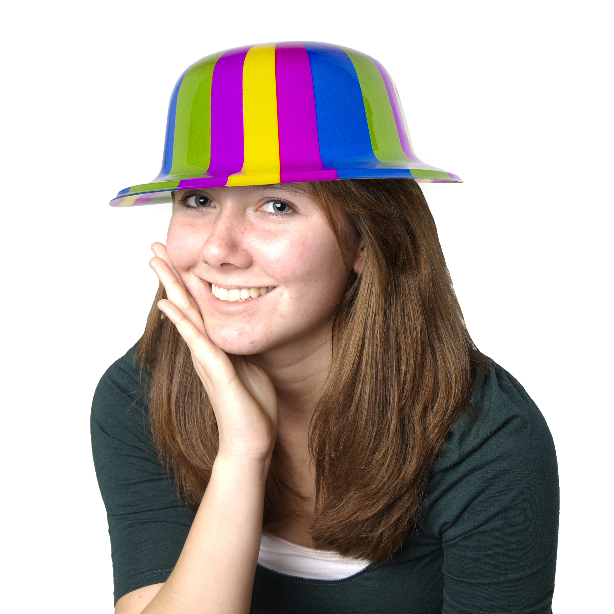 Striped Derby Hats