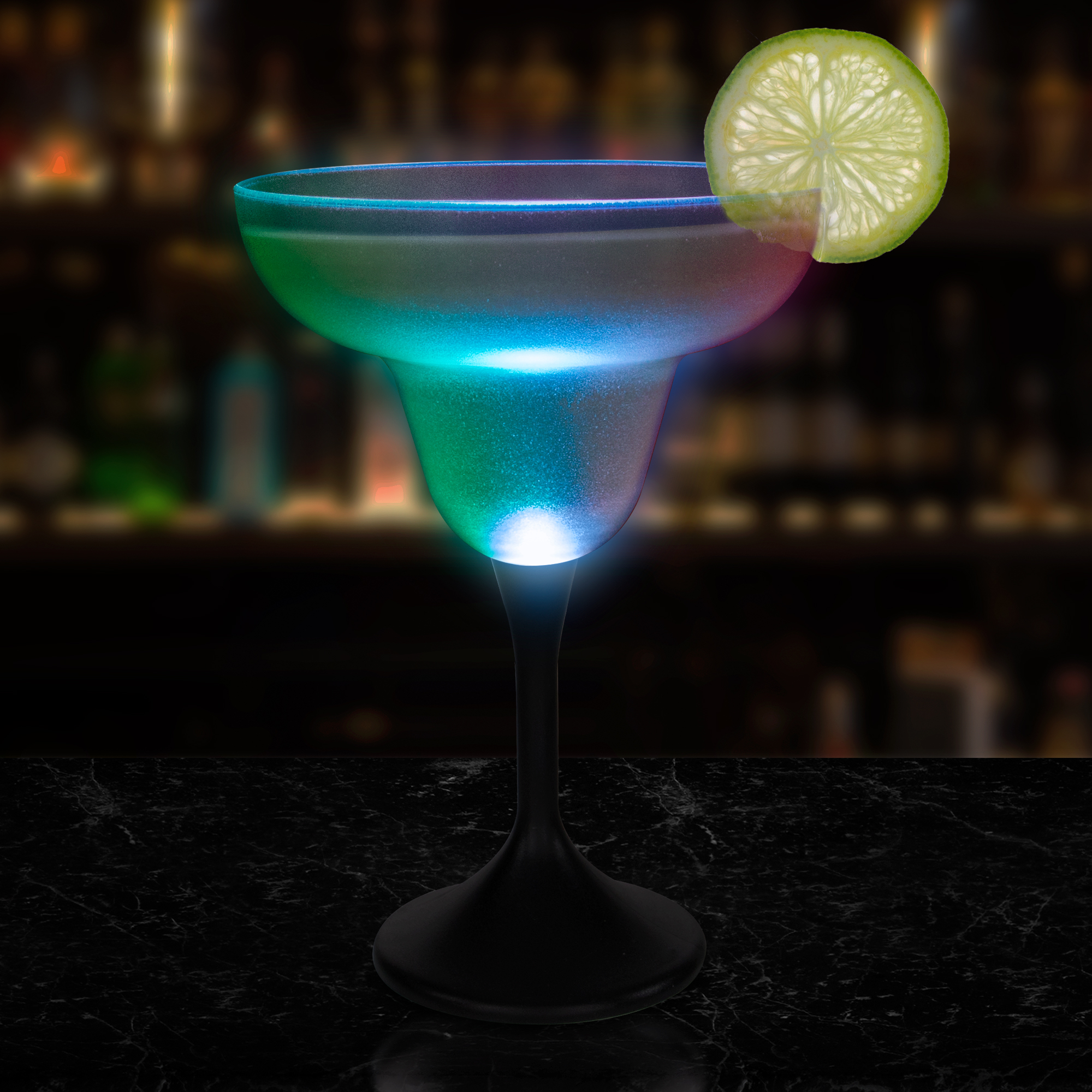 led margarita glasses