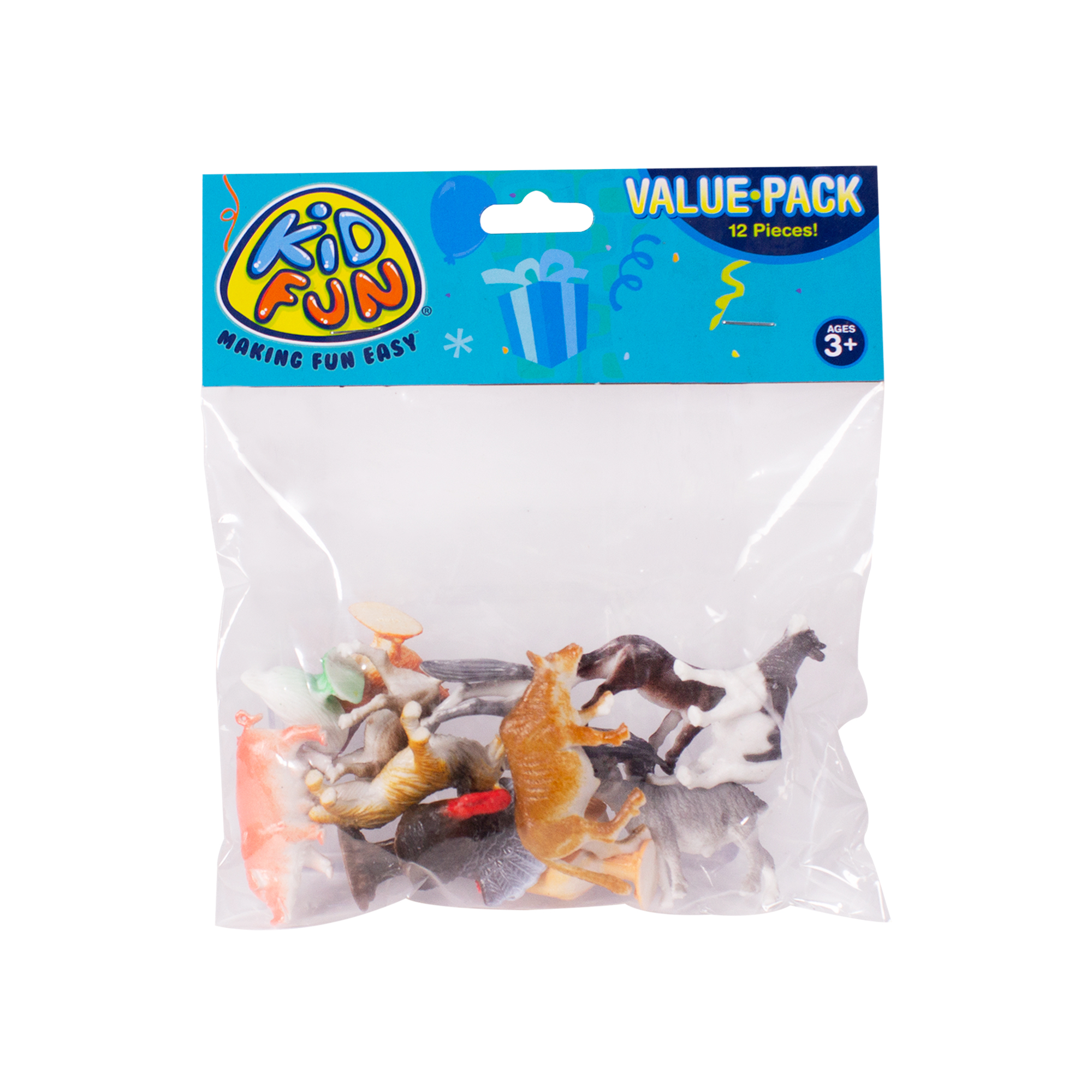 Toy Farm Animals 12 Pack