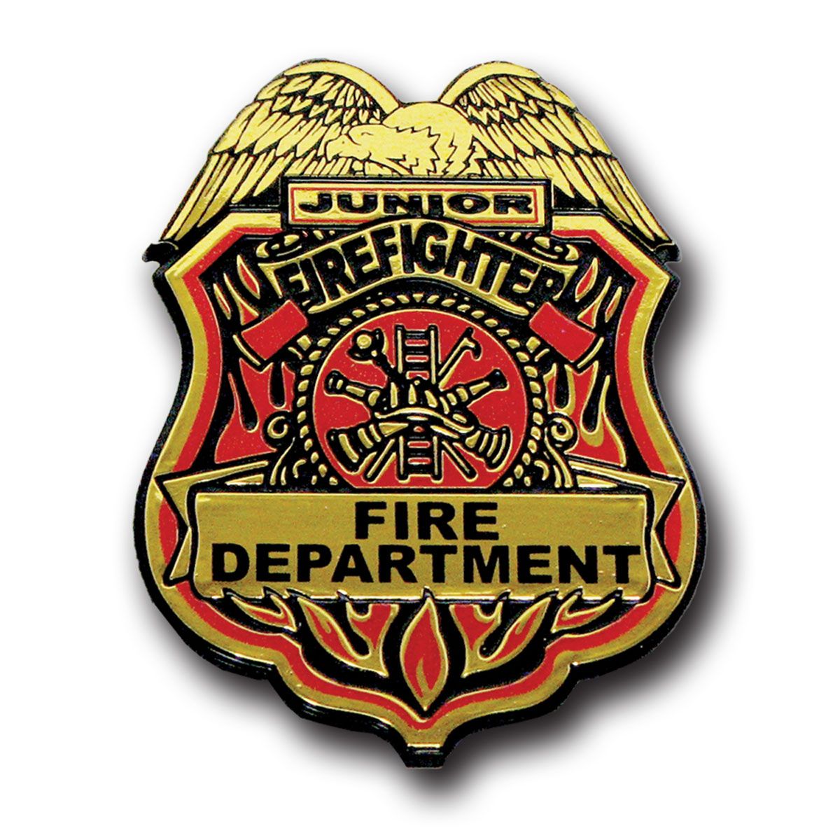 Firefighter Junior Badges - 12 Pack by Windy City Novelties