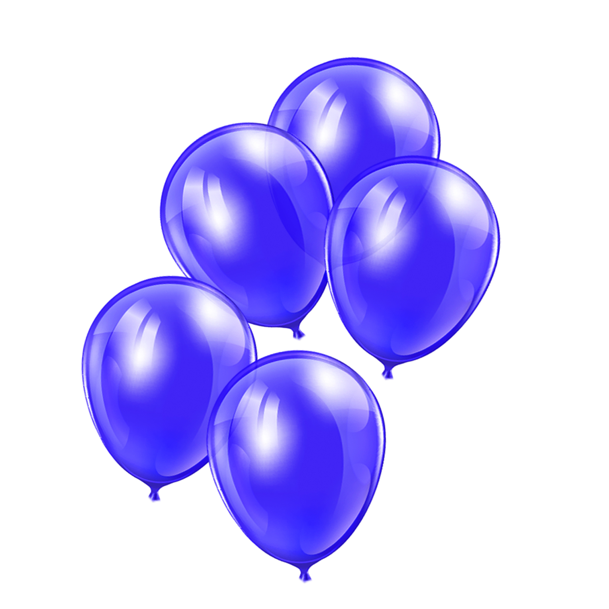glow in the dark balloons light blue