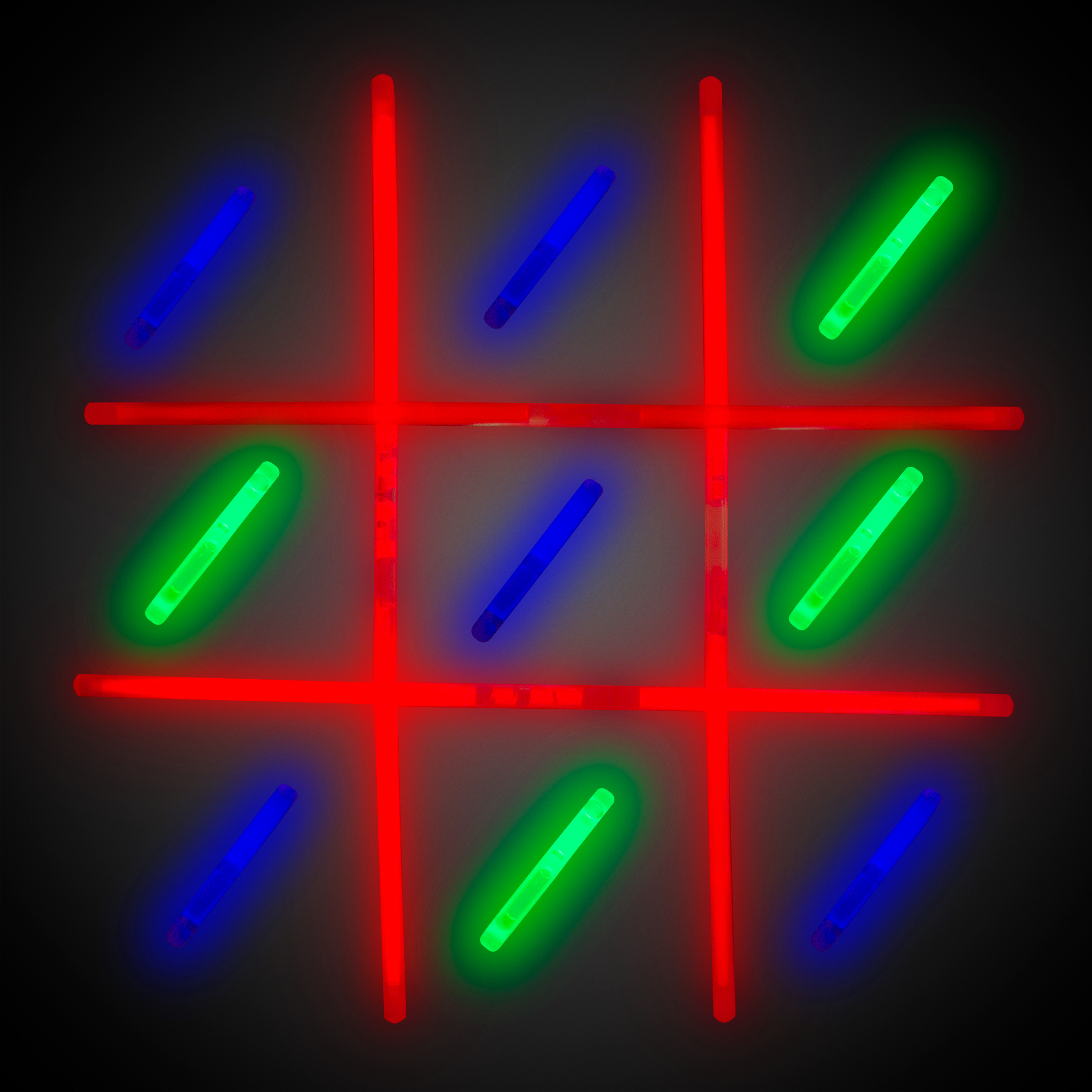 tic tac toe glow