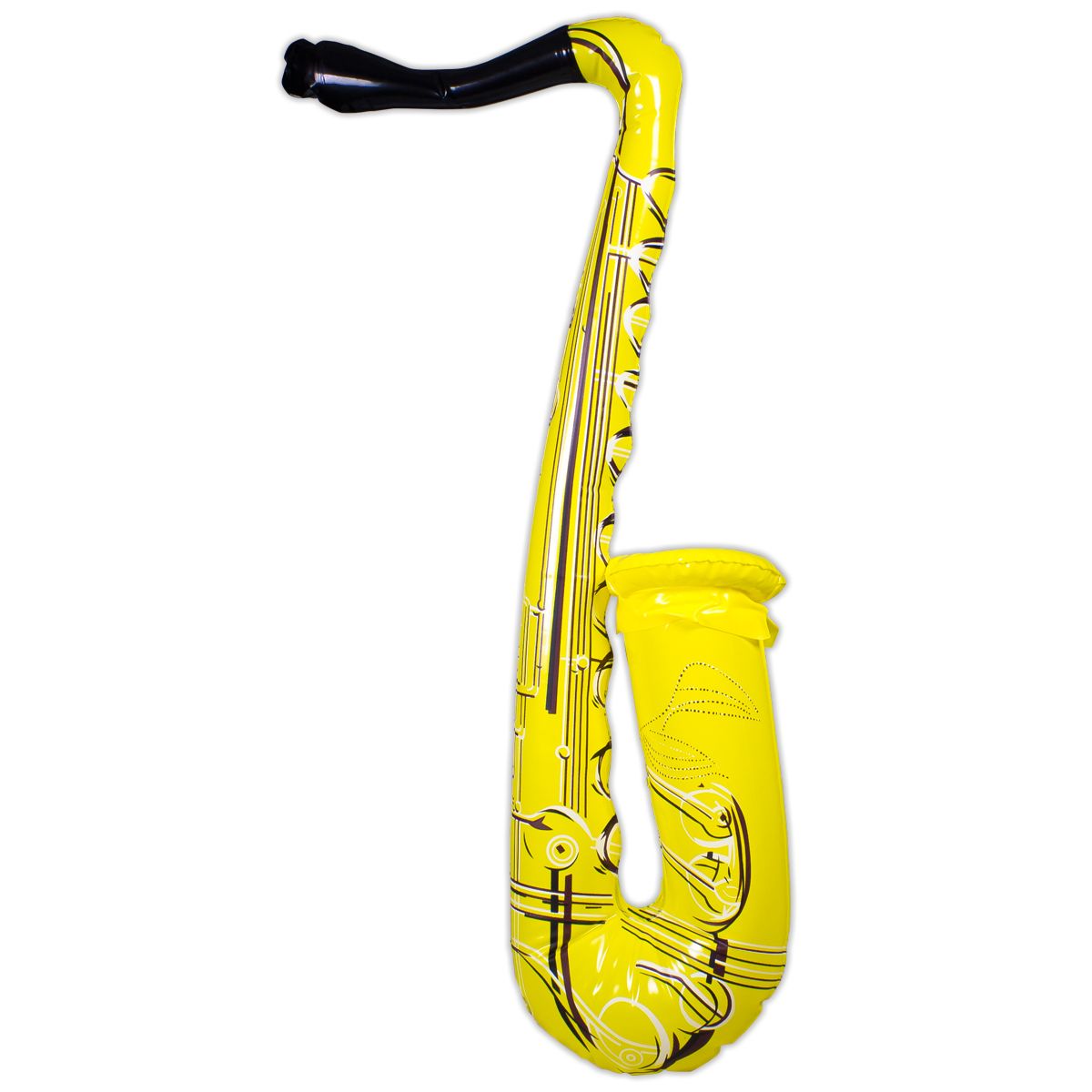 12 INFLATABLE SAXOPHONES 24" Party Favor Jazz Guitar Blow Up #ST61 Free Shipping